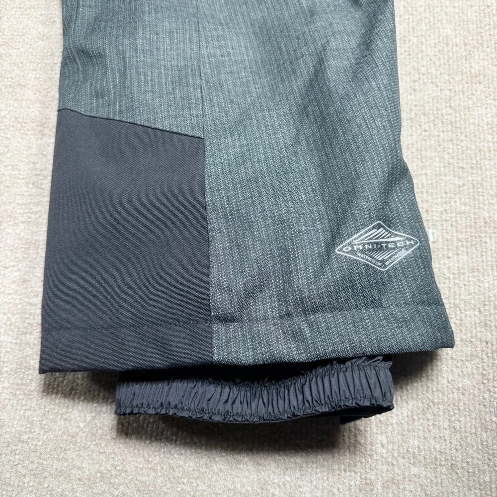 Columbia Titanium Omni-Tech Mens Ski Snowboard Pants Gray Cargo Size M Medium